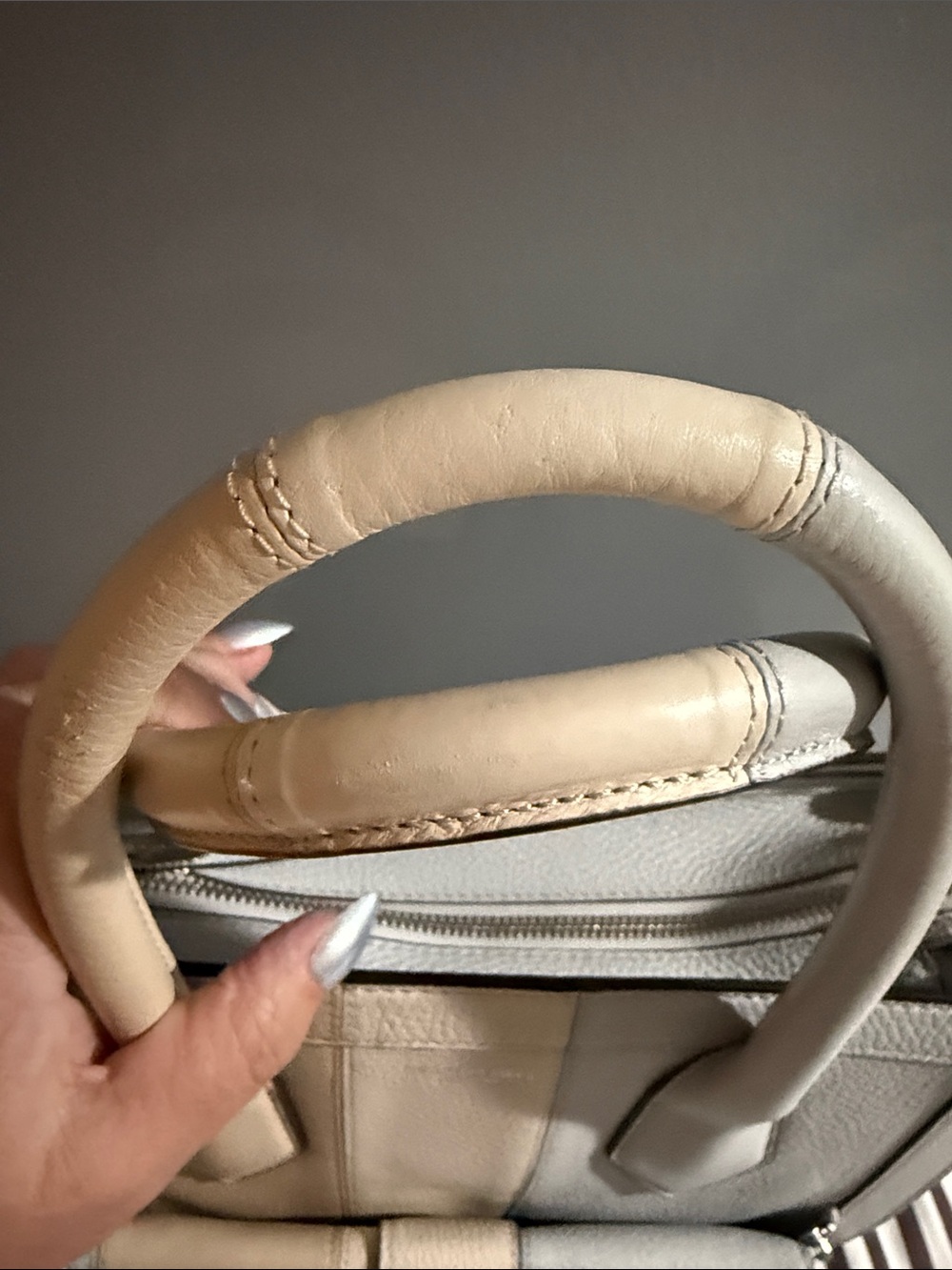 Henri Bendel Rivington tote is crafted from textured cream leather - Picture 5 of 16